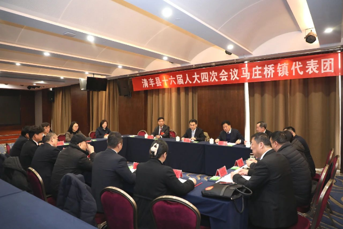清丰县委书记高尚功参加清丰县第十六届人民代表大会第四次会议马庄桥镇代表团讨论
